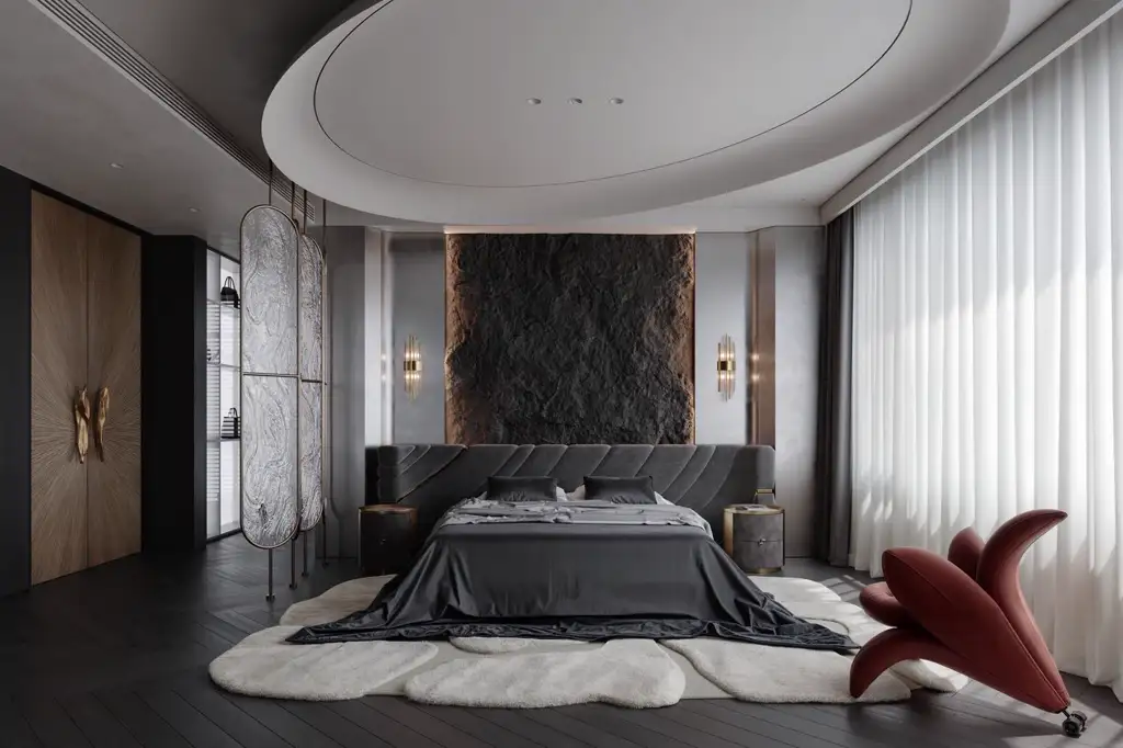 Double-height Villa Rendering 12, interior view 10
