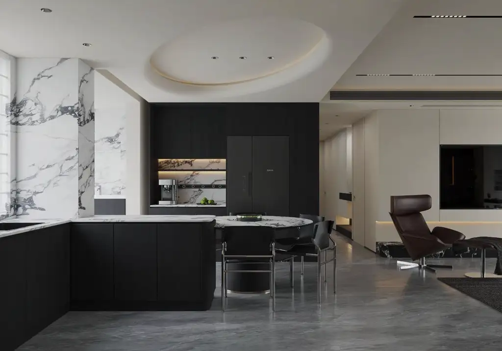 Italian Minimal Interior Rendering 22, interior view 3