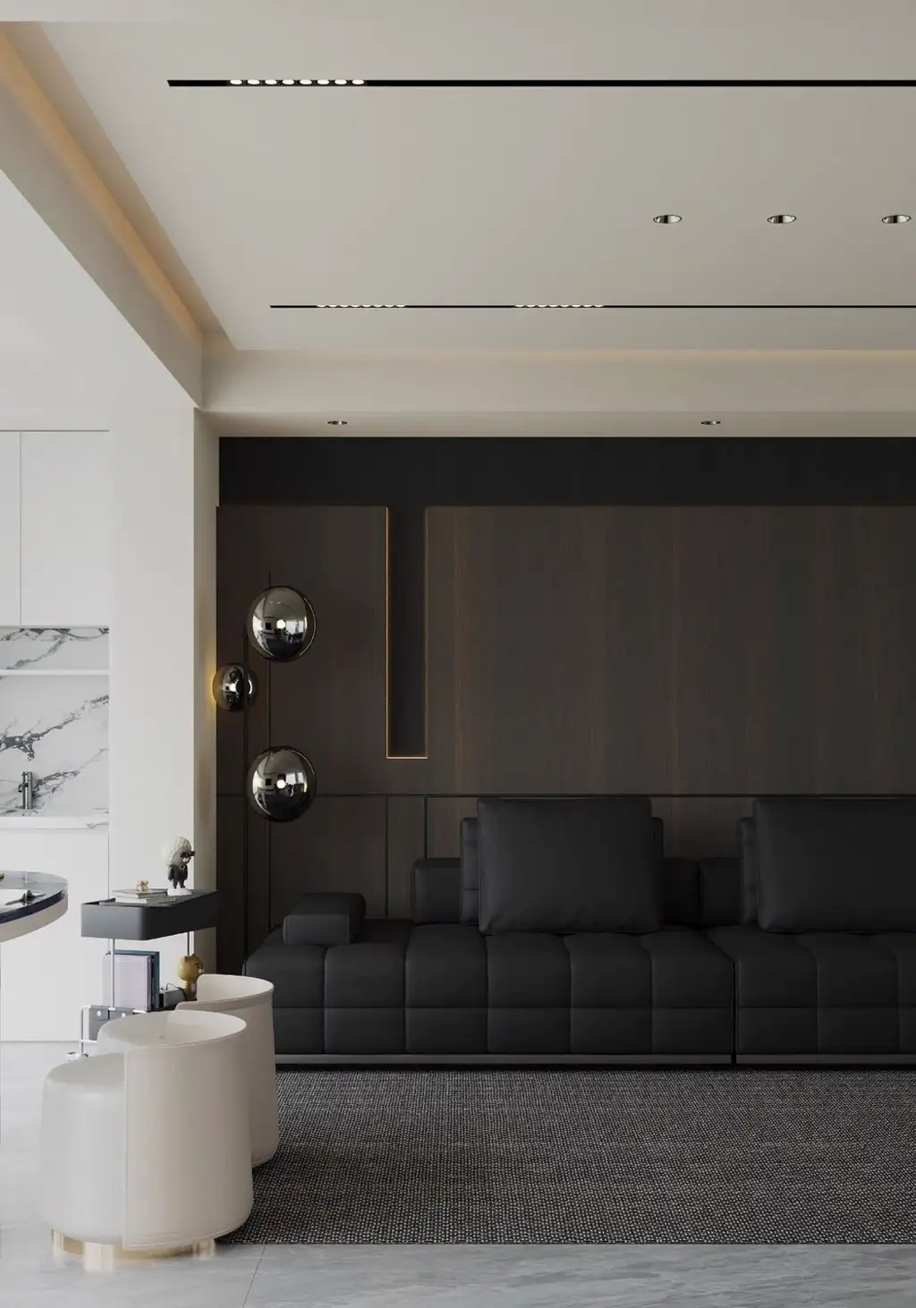 Italian Minimal Interior Rendering 22, interior view 8