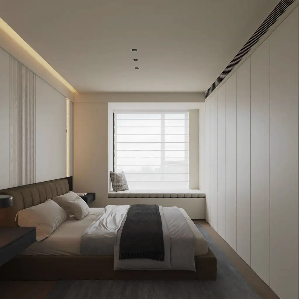 Italian Minimal Interior Rendering 22, interior view 13