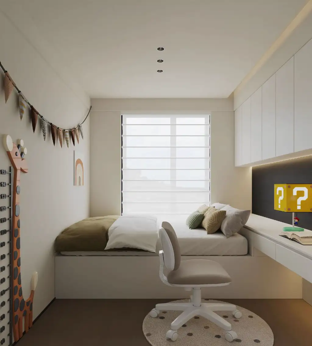Italian Minimal Interior Rendering 22, interior view 15
