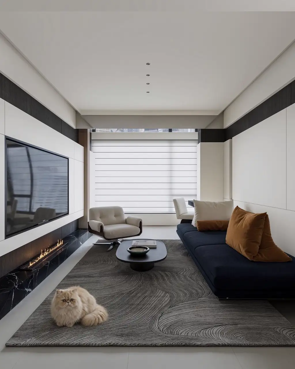 Italian Minimal Interior Rendering 23, interior view 1