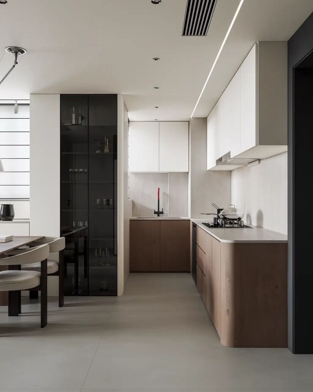 Italian Minimal Interior Rendering 23, interior view 8